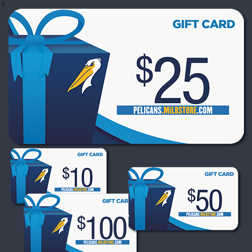 Photo inspiration: Gallery Detail: Myrtle Beach Pelicans Pro Shop Online Only Gift Card