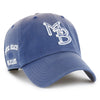 Myrtle Beach Pelicans 47 Brand Timber Blue Game Logo Truro Clean Up Adjustable Cap