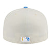 Myrtle Beach Pelicans New Era 59Fifty Chrome White and Blue Alternate Cap