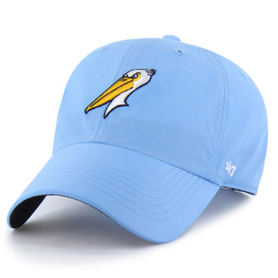 Myrtle Beach Pelicans 47 Brand Columbia Blue Alternate brrr Clean