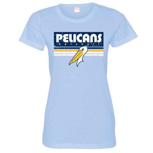 MYRTLE BEACH PELICANS BIMM RIDDER LADIES LIGHT BLUE ULTRAWARM TEE ...