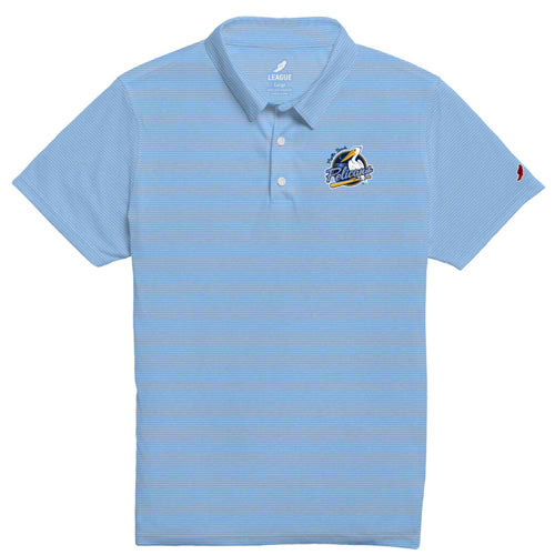 Myrtle Beach Pelicans League Light Blue Primary Saturdays Polo