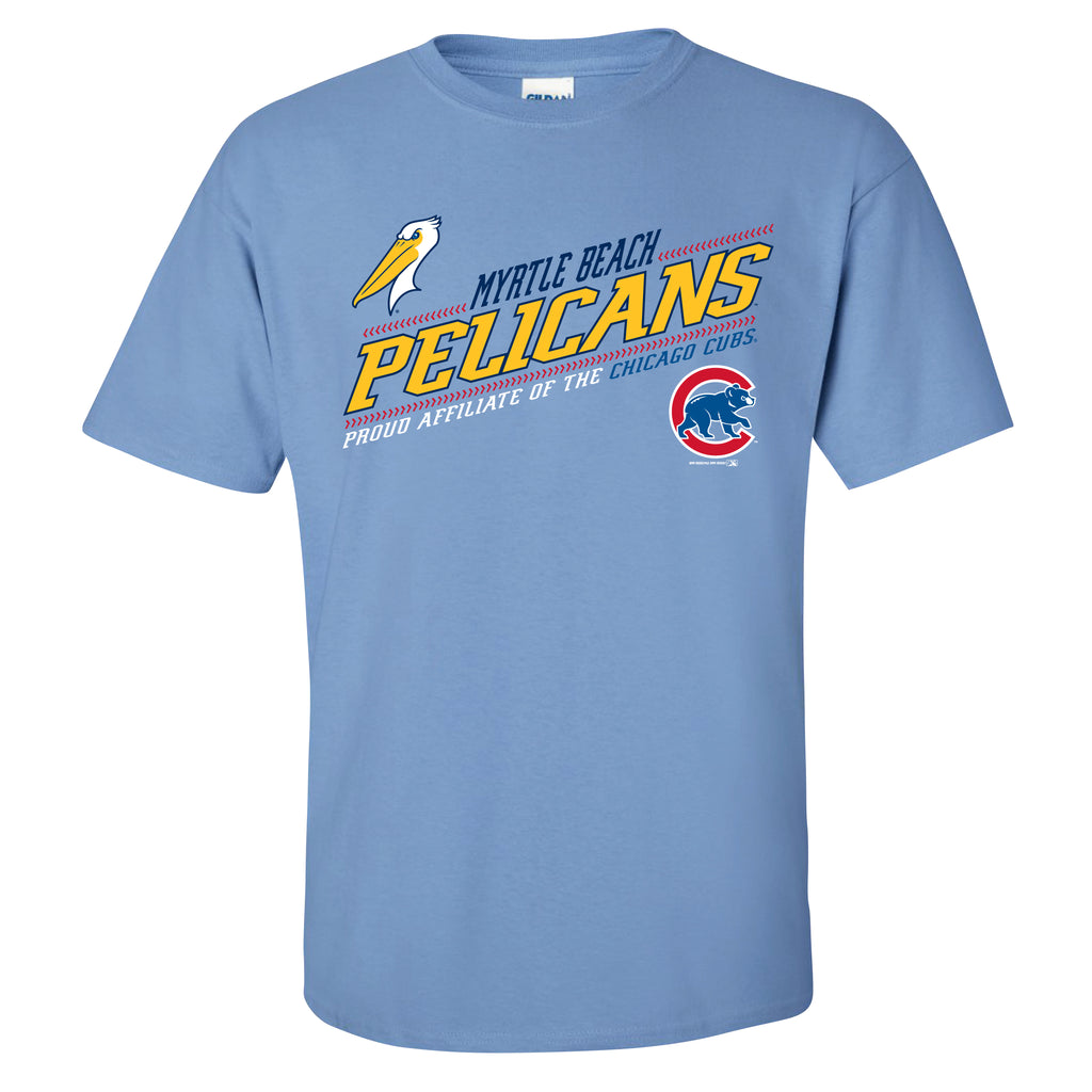 Myrtle Beach Pelicans Bimm Ridder Chicago Cubs Gray Double Affiliate shirt,  hoodie, sweater, long sleeve and tank top