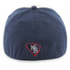 MYRTLE BEACH PELICANS 47 BRAND RED WHITE AND BLUE PALMETTO STATE FRANCHISE CAP