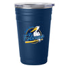 Myrtle Beach Pelicans Logo Brands Navy Primary 22oz Stainless Steel Tailgate Tumbler