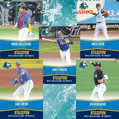 Myrtle Beach Pelicans Choice Marketing 2025 Rise to the Show Top Prospects Pack