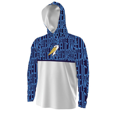 Myrtle Beach Pelicans Under Armour Blue Alternate Armour Fuse Hood