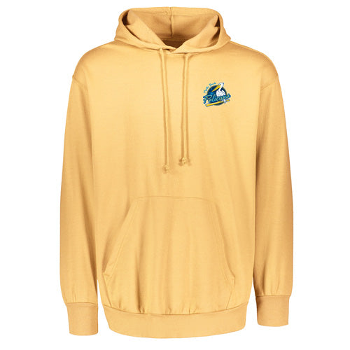 Myrtle Beach Pelicans MV Sport Yellow Primary Left Chest Hooded Sweatshirt