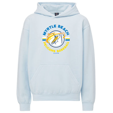 Myrtle Beach Pelicans MV Sport Youth Arctic Blue Buddy Hood