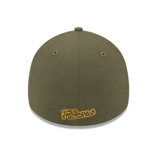 MYRTLE BEACH PELICANS NEW ERA 2023 ARMED FORCES 39THIRTY STRETCH FIT CAP