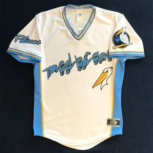 Myrtle Beach Pelicans OT Sports Alternate Blue Replica Jersey M / Name Only (add