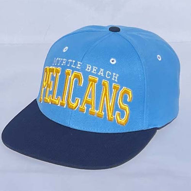 Myrtle Beach Pelicans Bimm Ridder Carolina Blue-Navy Alt Choice Snapback Cap