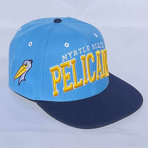 Myrtle Beach Pelicans Bimm Ridder Carolina Blue-Navy Alt Choice Snapback Cap