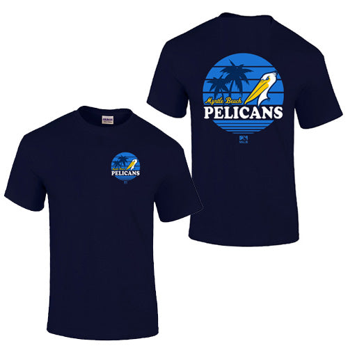 MYRTLE BEACH PELICANS NAVY WALKOFF LC TEE