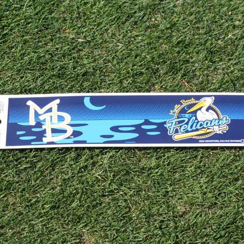 MYRTLE BEACH PELICANS RICO IND. BUMPER STICKER