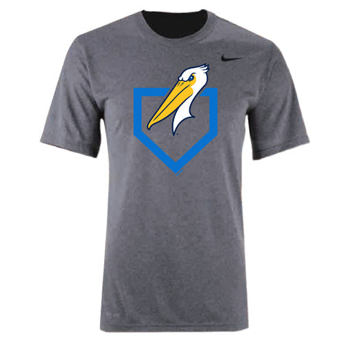 Texas Rangers Myrtle Beach Pelicans Colab Nike Shirt Dri-Fit Size