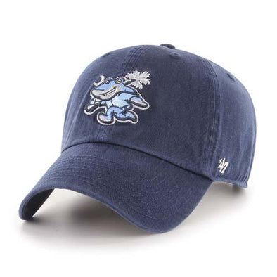 Myrtle Beach Pelicans 47 BRAND YOUTH NAVY RALLY SHARK CLEAN UP
