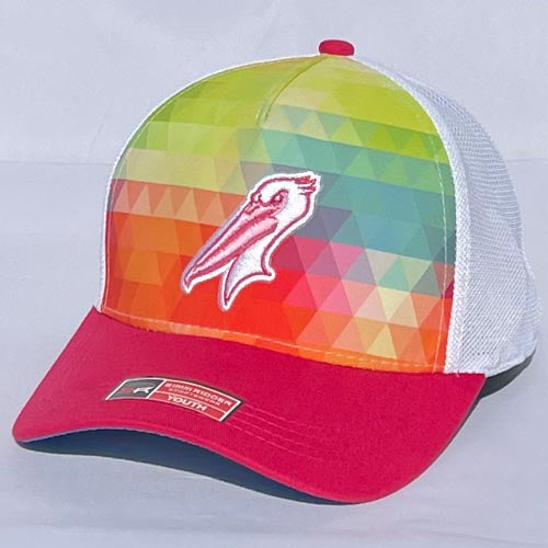 Myrtle Beach Pelicans Bimm Ridder Youth Pink Alternate Segmented Adjustable Cap