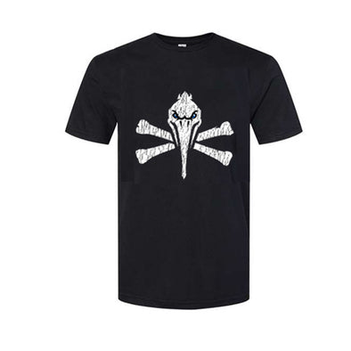 MYRTLE BEACH PELICANS YOUTH BLACK PIRATE LOGO TEE