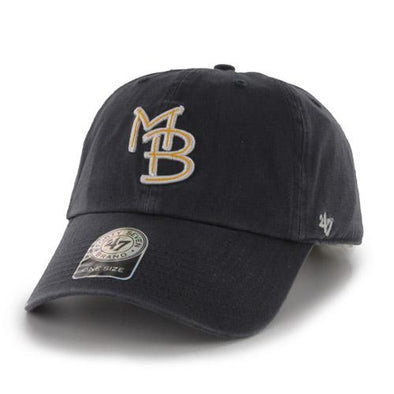 Myrtle Beach Pelicans 47 BRAND YOUTH NAVY GAME CLEAN UP CAP